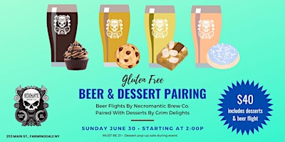 Imagem principal do evento Beer & Dessert Pairing at Necromantic Brew Co (Farmingdale)