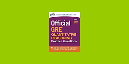 Imagem principal do evento DOWNLOAD [ePub] Official GRE Quantitative Reasoning Practice Questions, Vol