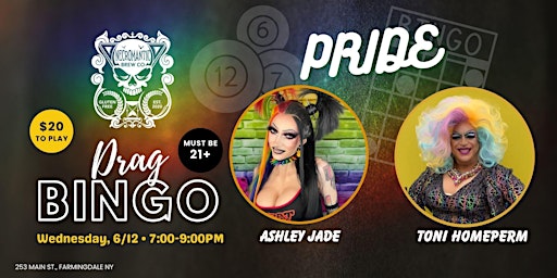 Imagem principal do evento Pride Month- Drag Bingo -  FARMINGDALE, NY
