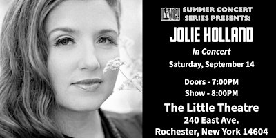 Live! Summer Concert Series: Jolie Holland Live at the Little primary image