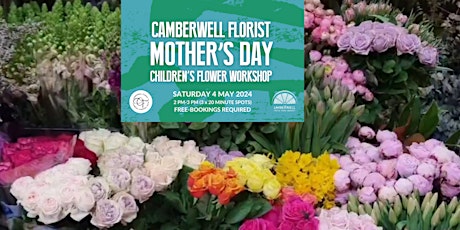Camberwell Florist Mother's Day Flower Workshop, Saturday 4 May 2024