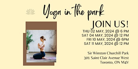 Yoga in the Park with Naomi