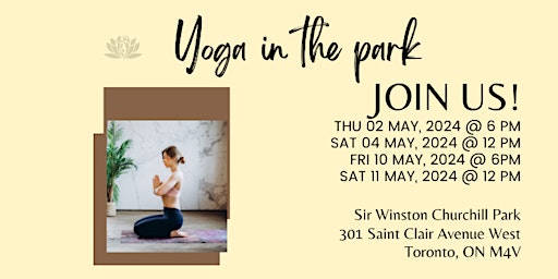 Yoga in the Park with Naomi primary image