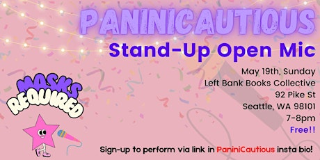PaniniCautious Stand-Up Open Mic