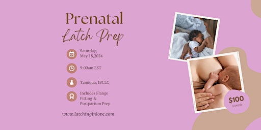 Imagem principal do evento Prenatal Latch Prep