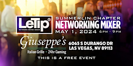 LeTip® Summerlin Chapter Business Networking Mixer