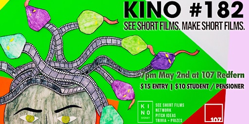Imagem principal do evento Kino Short Film Screening #182