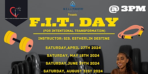 Imagem principal do evento F.I.T Day (For Intentional Transformation) - Workout class