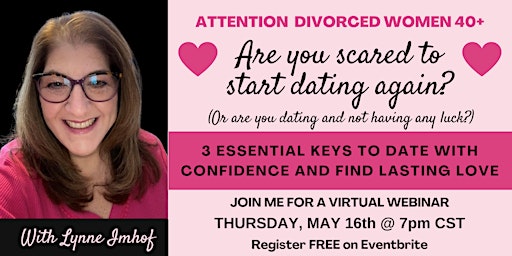 Webinar: 3 Essential Keys to Date with Confidence and Find Lasting Love  primärbild