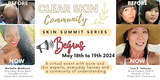 Skin Summit Series - By The Clear Skin Community primary image