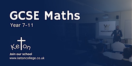 Imagem principal do evento GCSE Maths Programme