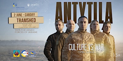Imagem principal de "Culture vs War" with  ANTYTILA band - charity event  in Cardiff