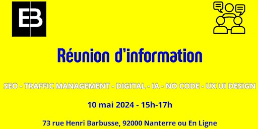 Imagem principal do evento Réunion d'information