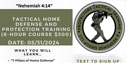 Hauptbild für Tactical Home Defense & Protection Training