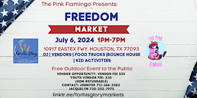 Freedom Market Event-With For His Glory & The Pink Flamingos  primärbild