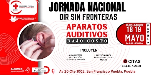 Hauptbild für JORNADA  AUDITIVA   "OÍR SIN FRONTERAS" en PUEBLA