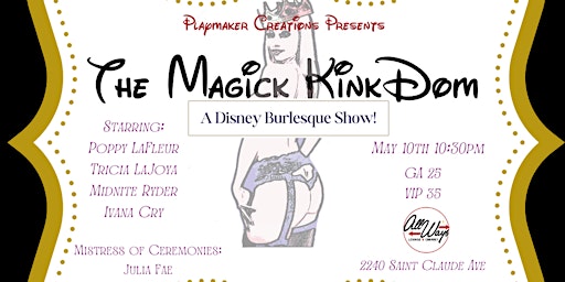 Imagem principal do evento The Magick Kinkdom: A Disney Burlesque Show