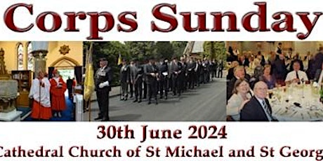 Corps Sunday 30th June 2024 at the Church of St Michael and St George