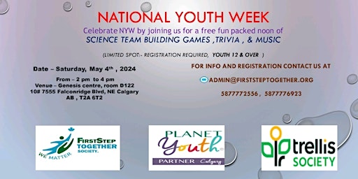 Imagem principal do evento National Youth Week celebration