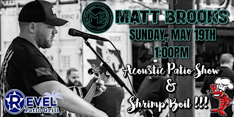 Shrimp Boil & Acoustic Patio with Matt Brooks