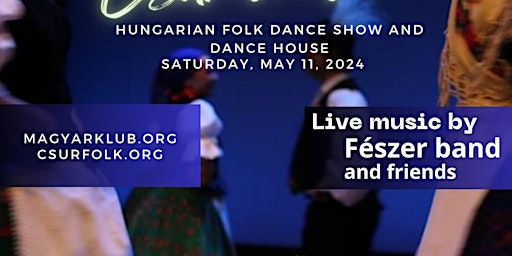 Imagem principal de Hungarian Folk Dance Performance and Dance Party