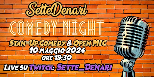 Imagem principal do evento Sette Denari Comedy Night