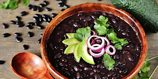 Online Cooking - Black Bean and Sweet Potato Soup primary image