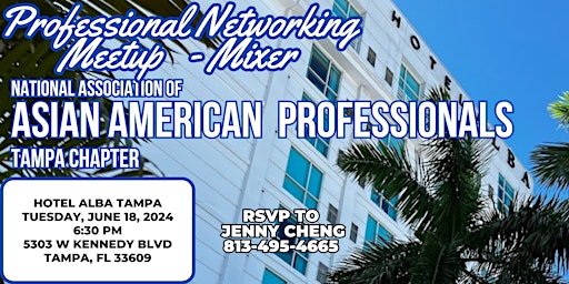 Tampa Asian American Professionals  June Networking Meetup primary image