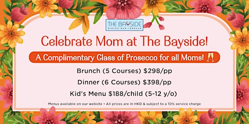 Exquisite Mother's Day Dinner Celebration By The Bay primary image