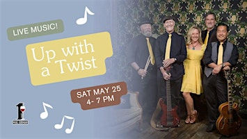 Imagem principal do evento Live music at First Street Wine co with Up With A Twist!