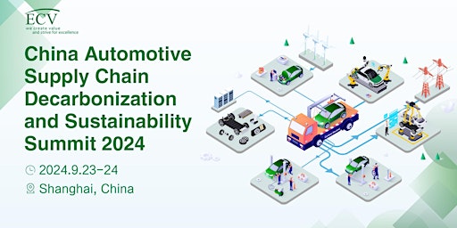 Imagem principal do evento China Automotive Supply Chain Decarbonization And Sustainability Summit