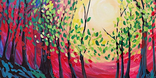 Colorful Copse  - Paint and Sip by Classpop!™ primary image