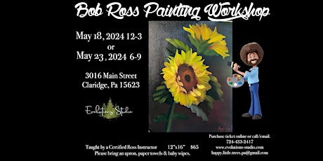 Sunflowers - Bob Ross Workshop 5/18/2024 primary image