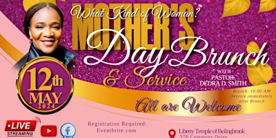 Imagem principal do evento What Kind of Woman?  Mother's Day Brunch
