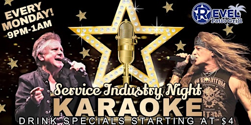 Primaire afbeelding van Service Industry Night & Anything Goes Karaoke