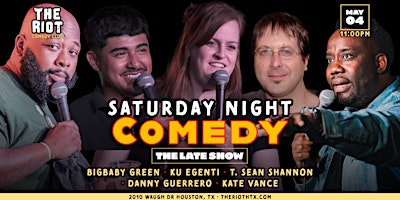 Primaire afbeelding van Riot Comedy Club presents Saturday Night Late Show