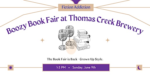 Immagine principale di Boozy Book Fair at Thomas Creek Brewery 