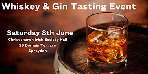 Image principale de Fundraising event : Whiskey & Gin tasting