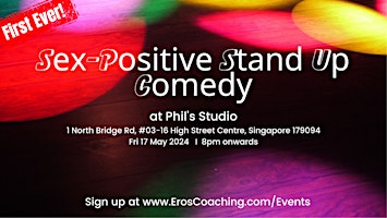 Primaire afbeelding van 1st Sex-Positive Comedy Show in Singapore