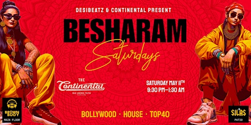 BESHARAM SATURDAYS - Bollywood Party! primary image