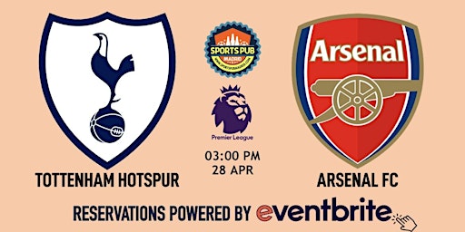 Imagem principal do evento Tottenham v Arsenal | Premier League - Sports Pub La Latina