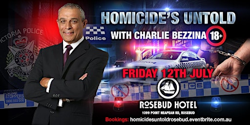 Homicide's Untold - Live Show primary image