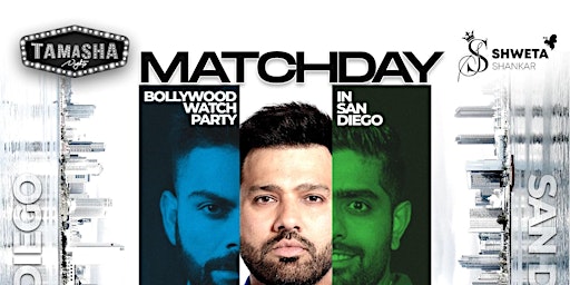 SAN DIEGO BOLLYWOOD CRICKET WATCH PARTY ON BIG SCREEN @DAY N NITE primary image