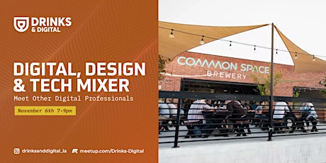 Digital, Design,  & Tech Mixer- Meet Other Digital Professionals primary image