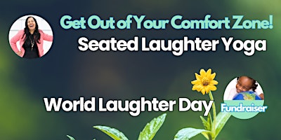 Immagine principale di Seated Laughter Yoga on World Laughter Day - Fundraiser 