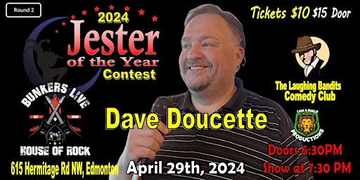 Primaire afbeelding van Jester of the Year Contest - Bunkers Live Starring Dave Doucette