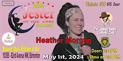 Imagem principal do evento Jester of the Year Contest - Daawat Multi Kitchen Starring Heather Morgan