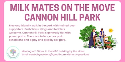 Milk Mates on the Move - Cannon Hill Park primary image