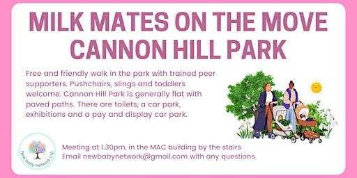 Imagem principal do evento Milk Mates on the Move - Cannon Hill Park