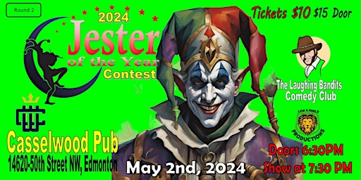 Imagem principal do evento Jester of the Year Contest - Casselwood Pub